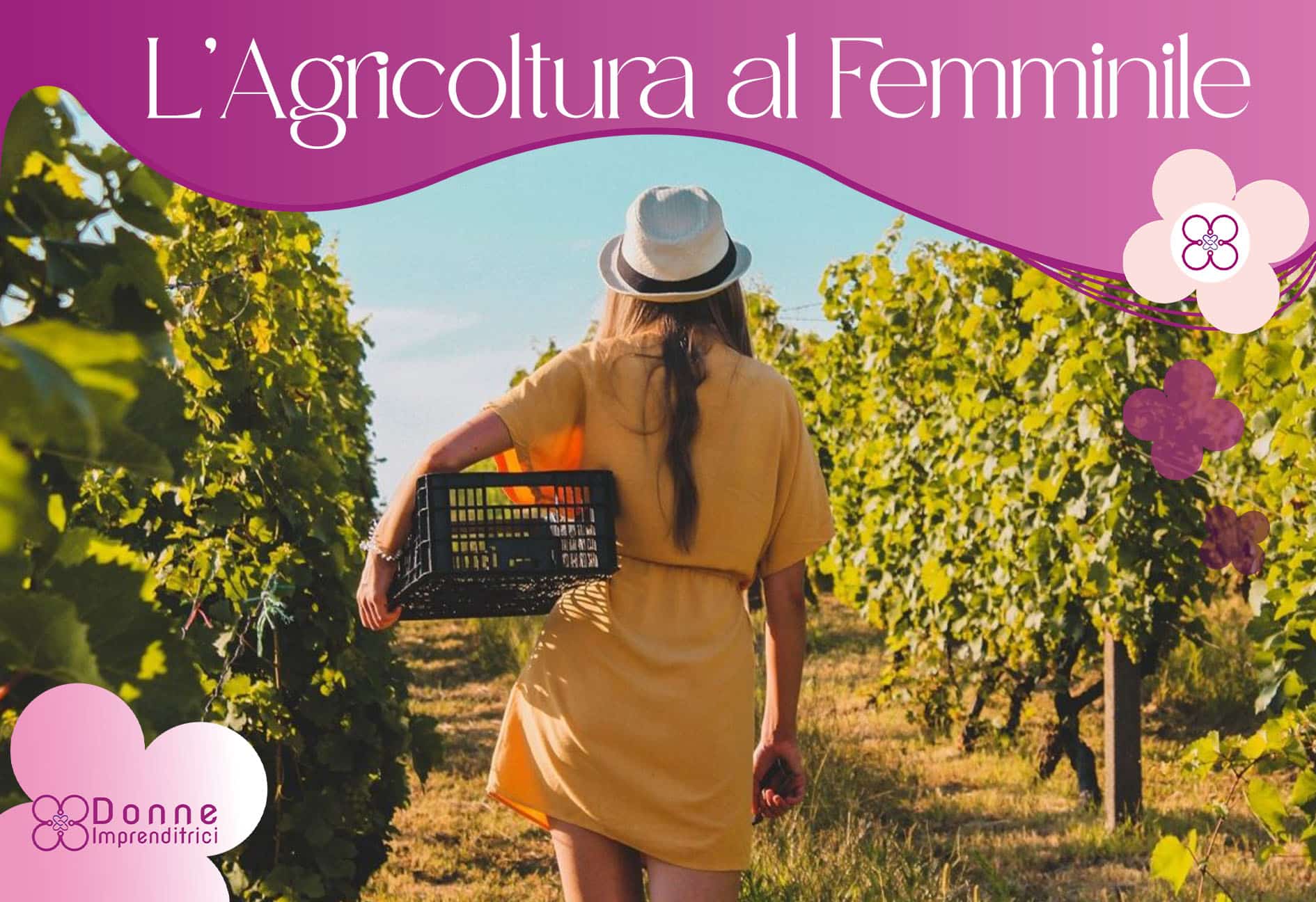 L'Italia è leader in Europa per numero di donne imprenditrici agricole! ‍ Più di 1 azienda agricola su 3 è guidata da una donna.