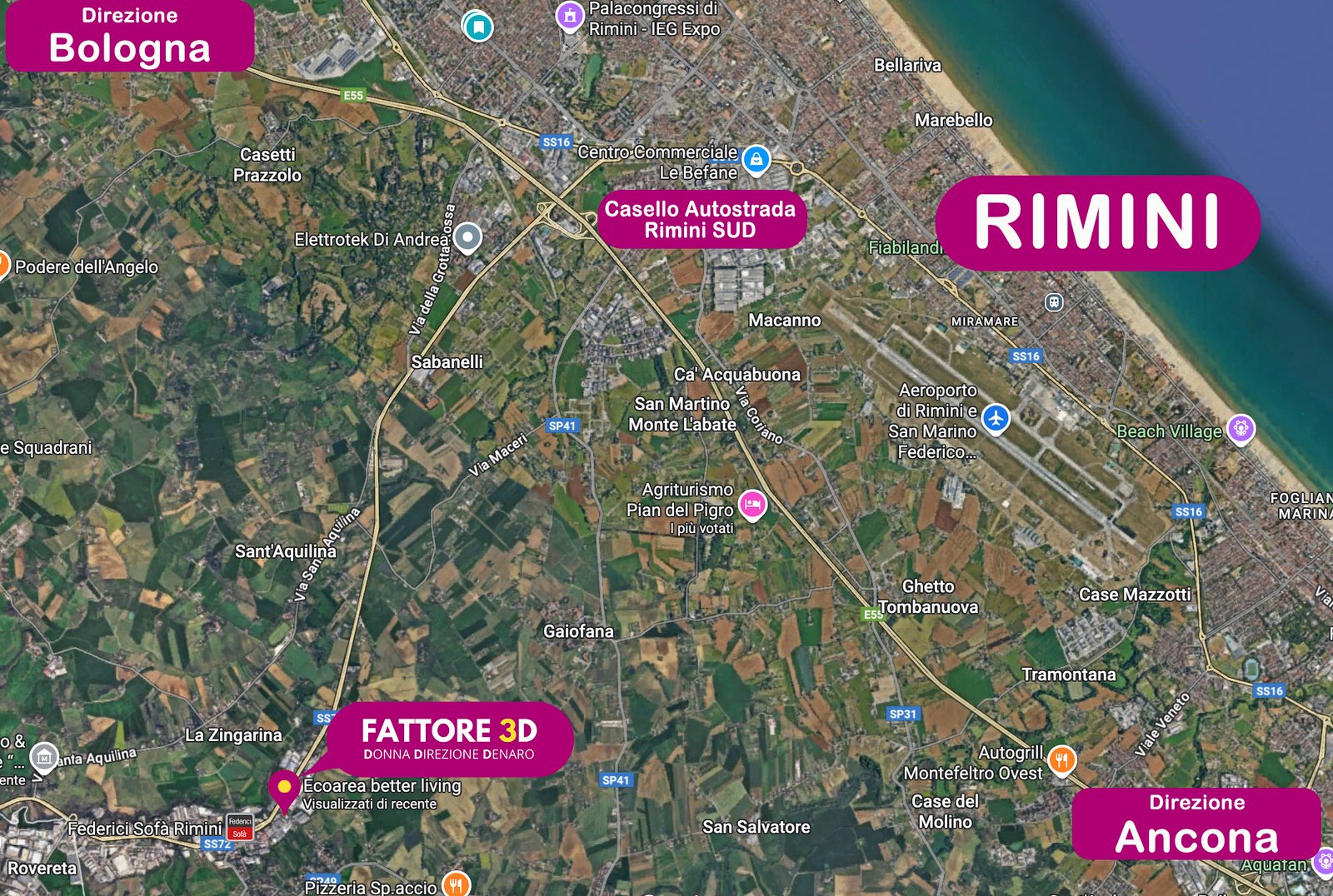 📍Ecoarea Better Living - RIMINI, Via Rigardara, 39, 47853 Cerasolo (RN) (Mappa)